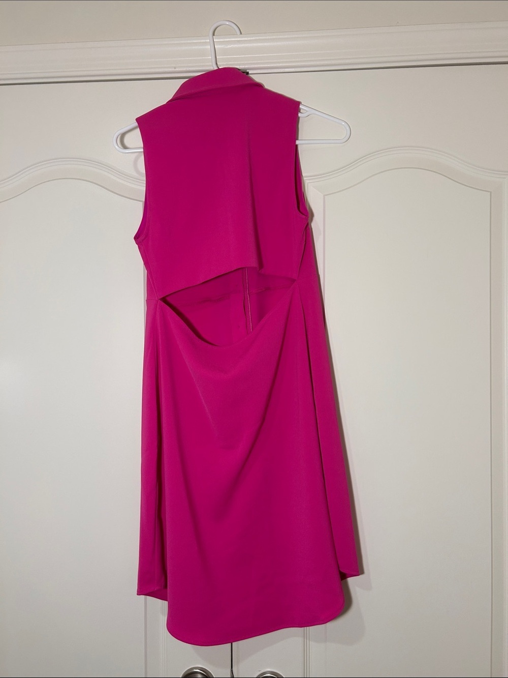 Amanda Uprichard Logan Sleeveless Collared Shirt Dress - Picture 6 of 6